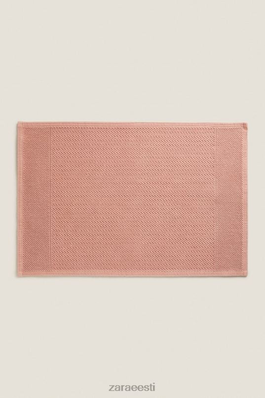 Zara tekstuuriga vahvlikootud vaip unisex kahvaturoosa tarvikud 42F0H1706