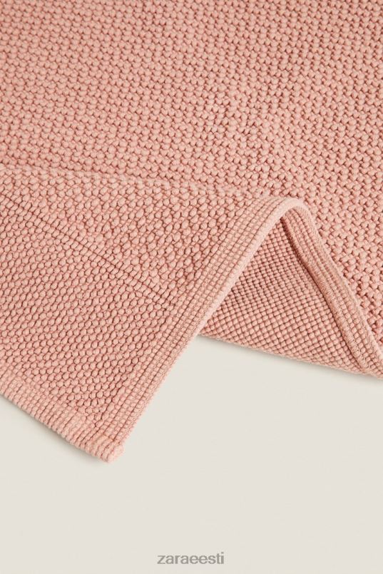 Zara tekstuuriga vahvlikootud vaip unisex kahvaturoosa tarvikud 42F0H1706