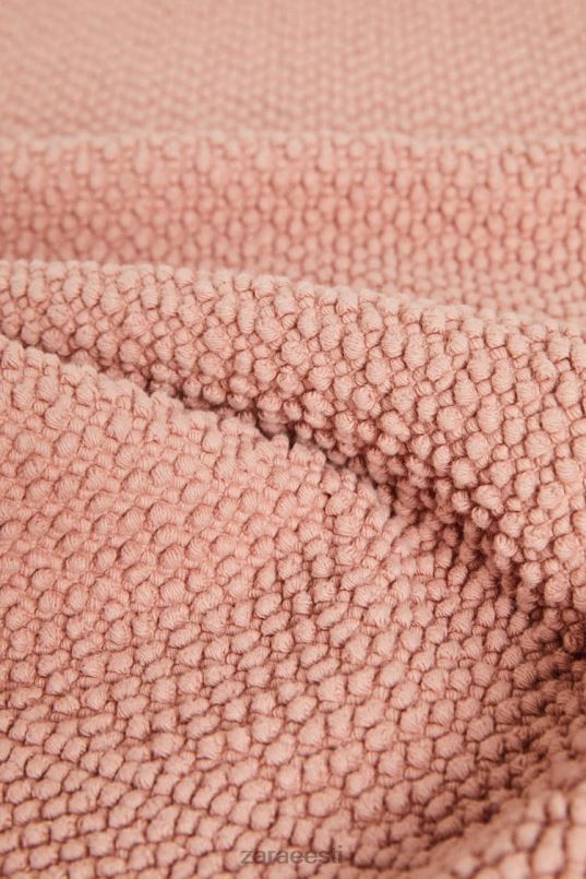 Zara tekstuuriga vahvlikootud vaip unisex kahvaturoosa tarvikud 42F0H1706