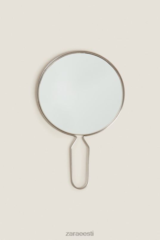 Zara terasraamiga käeshoitav peegel unisex matt hõbe tarvikud 42F0H1750
