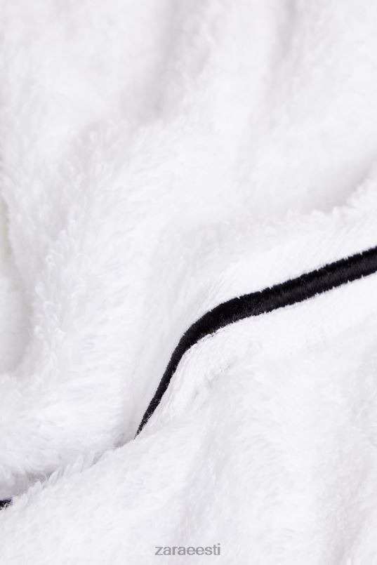 Zara tikitud kaunistusega rätik unisex must tarvikud 42F0H1728