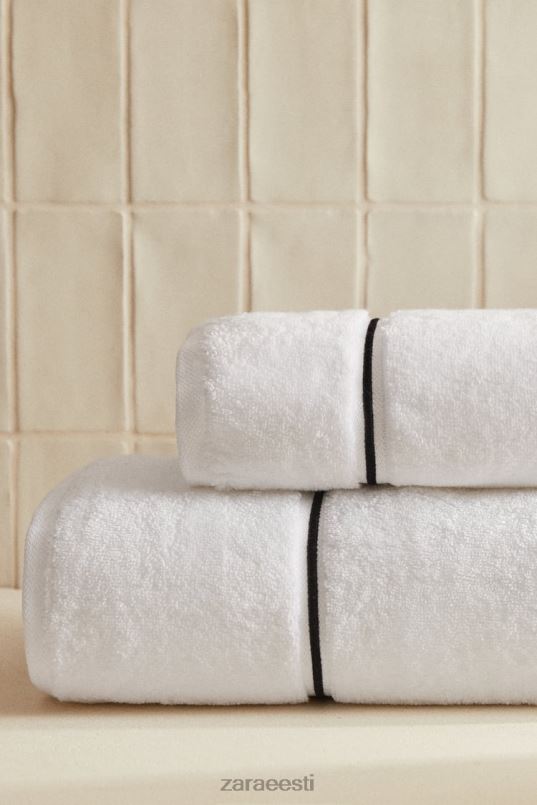 Zara tikitud kaunistusega rätik unisex must tarvikud 42F0H1728