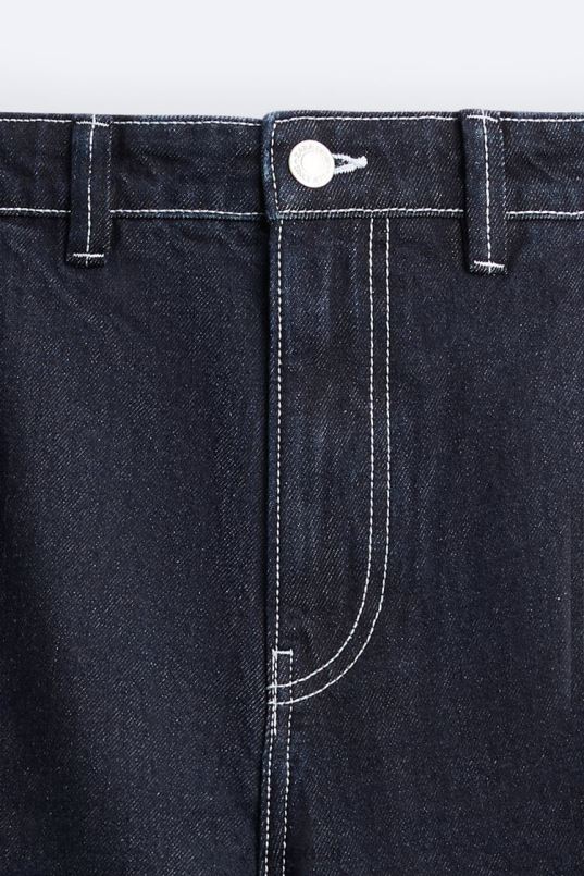 Zara puusepa taskupüksid mehed sinine Riietus 42F0H1245