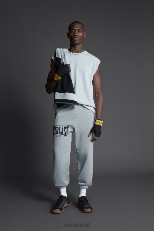 Zara igavesed jooksupüksid mehed hall mergel Riietus 42F0H946