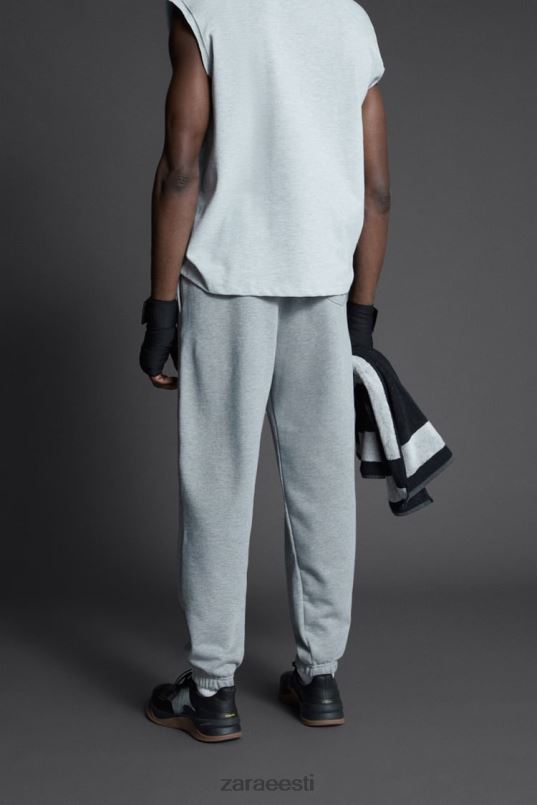 Zara igavesed jooksupüksid mehed hall mergel Riietus 42F0H946