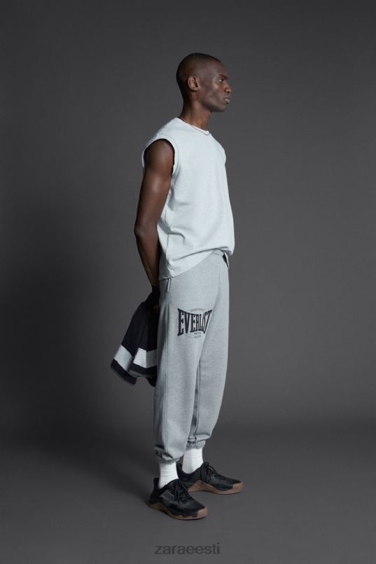 Zara igavesed jooksupüksid mehed hall mergel Riietus 42F0H946