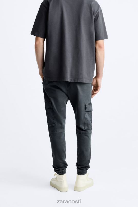 Zara pehmed cargo püksid mehed keskhall Riietus 42F0H965