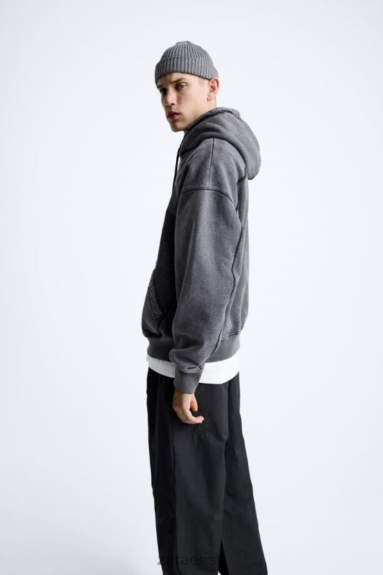 Zara rihmaga tehnilised püksid mehed must Riietus 42F0H952