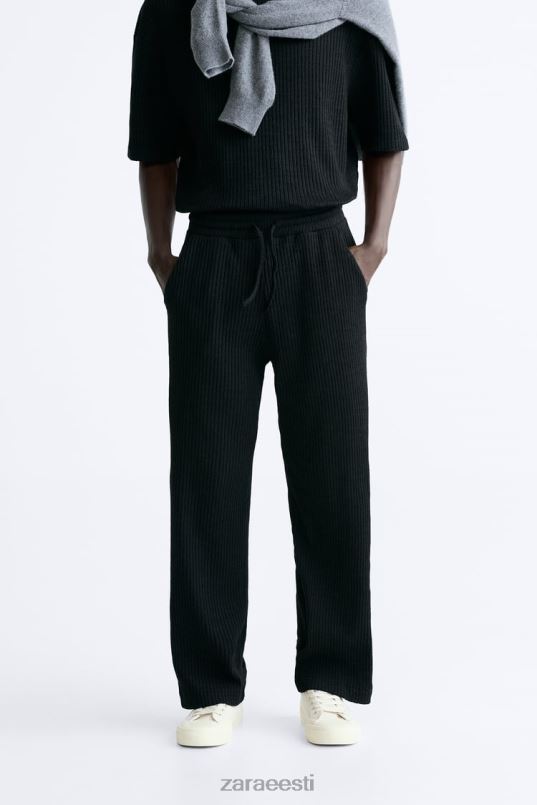 Zara soonikuga jooksupüksid mehed must Riietus 42F0H963