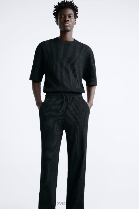 Zara soonikuga jooksupüksid mehed must Riietus 42F0H963