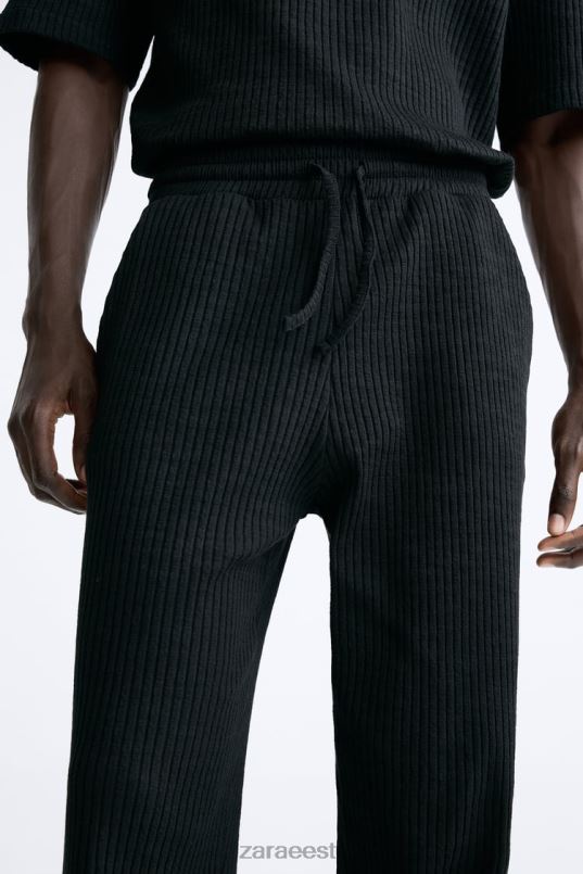 Zara soonikuga jooksupüksid mehed must Riietus 42F0H963