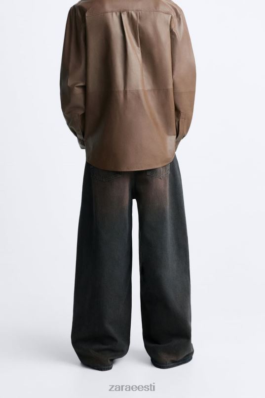 Zara laiad teksad mehed tumepruun Riietus 42F0H1100