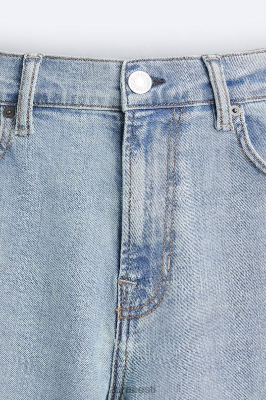 Zara slim fit teksad mehed helesinine Riietus 42F0H1094