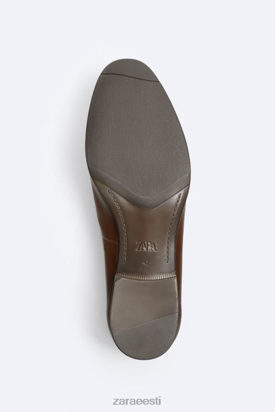 Zara pehmest nahast tutipüksid mehed pruun jalatsid 42F0H1274