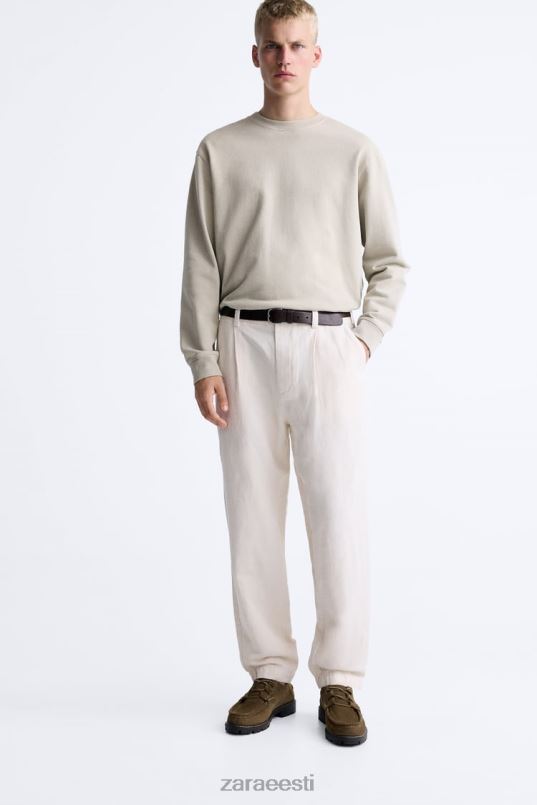 Zara seemisnahast moc-toe kingad mehed pruun jalatsid 42F0H1258