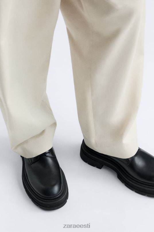 Zara turske tallaga nahast derby kingad – piiratud väljaanne mehed must jalatsid 42F0H1261