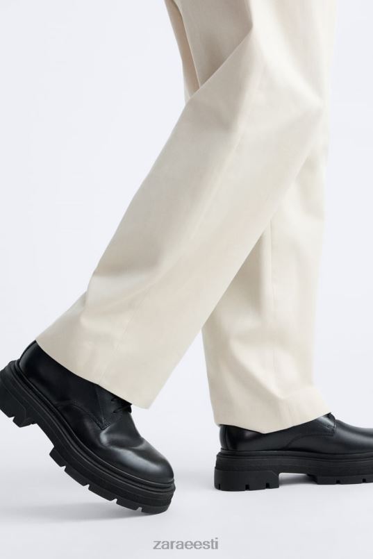 Zara turske tallaga nahast derby kingad – piiratud väljaanne mehed must jalatsid 42F0H1261