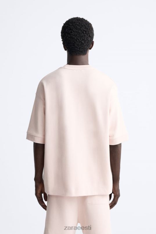 Zara premium dressipluus mehed pastelne roosa Riietus 42F0H1081