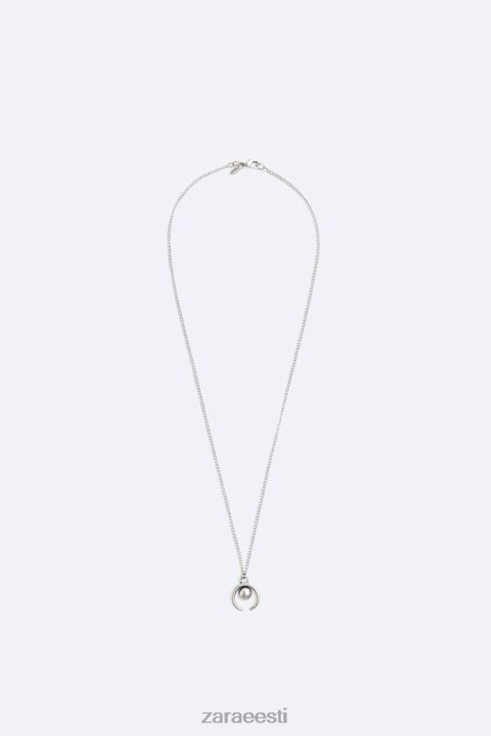 Zara võlukett mehed hõbedane tarvikud 42F0H1496