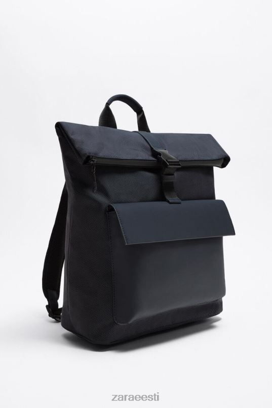 Zara klapiga seljakott mehed sinine tarvikud 42F0H1348