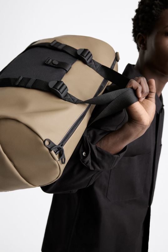 Zara kummeeritud kott mehed liivakaspruun tarvikud 42F0H1299