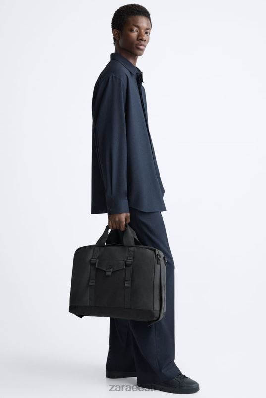 Zara kummeeritud multifunktsionaalne kohver mehed must tarvikud 42F0H1297