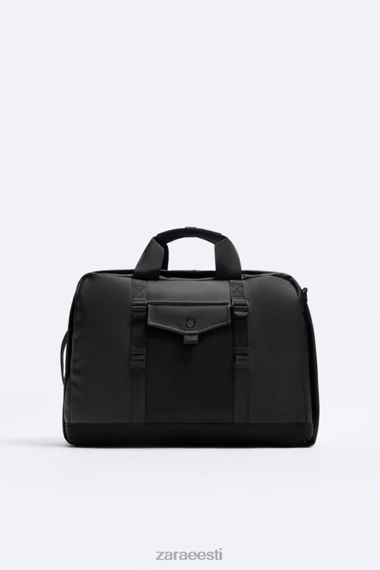 Zara kummeeritud multifunktsionaalne kohver mehed must tarvikud 42F0H1297