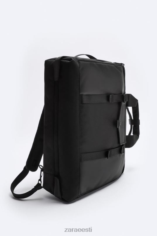 Zara kummeeritud multifunktsionaalne kohver mehed must tarvikud 42F0H1297