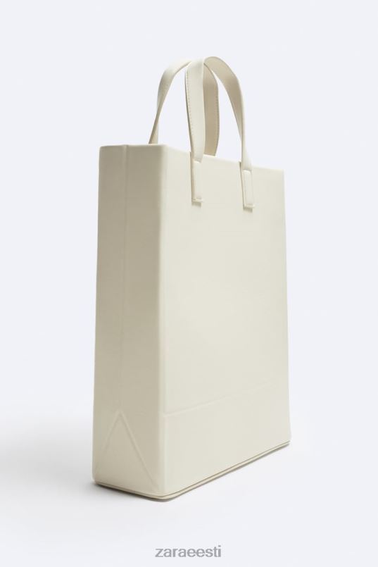 Zara minimaalne kandekott – suur mehed luu valge tarvikud 42F0H1340