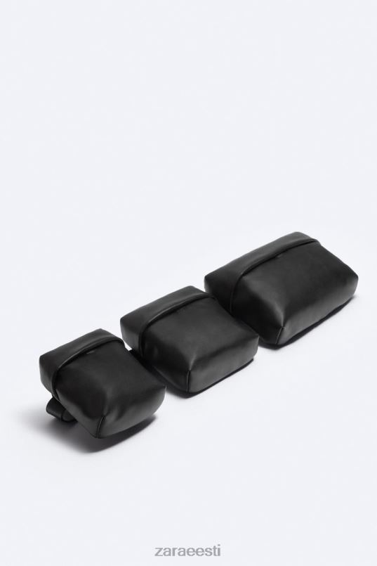 Zara mitme taskuga crossbody kott mehed must tarvikud 42F0H1308