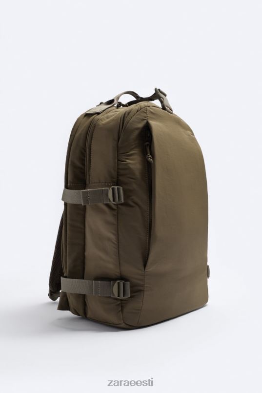 Zara mitme taskuga seljakott mehed liivakaspruun tarvikud 42F0H1317