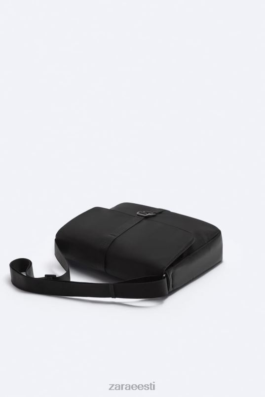 Zara nailonist sõnumikott mehed must tarvikud 42F0H1303