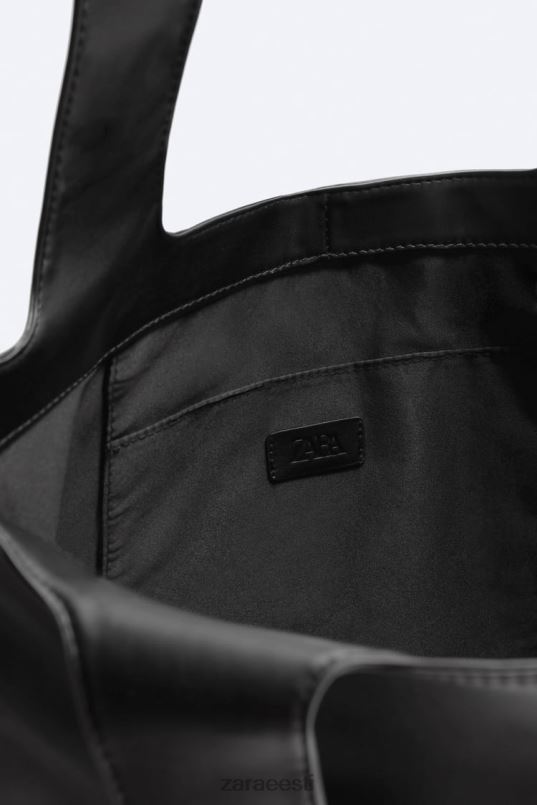 Zara pehme kandekott mehed must tarvikud 42F0H1337