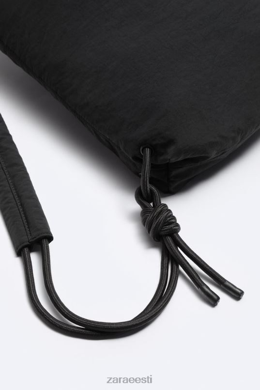 Zara pehme seljakott mehed must tarvikud 42F0H1314