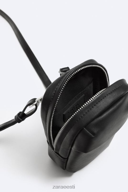 Zara pehme telefonikott mehed must tarvikud 42F0H1309