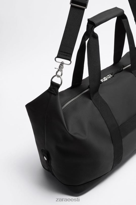 Zara tekstuuriga kott mehed must tarvikud 42F0H1288