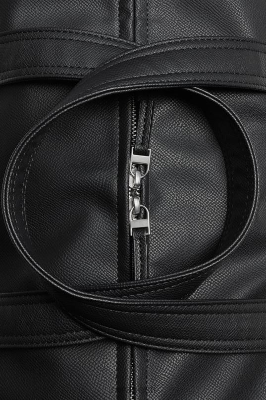 Zara tekstuuriga kott mehed must tarvikud 42F0H1339