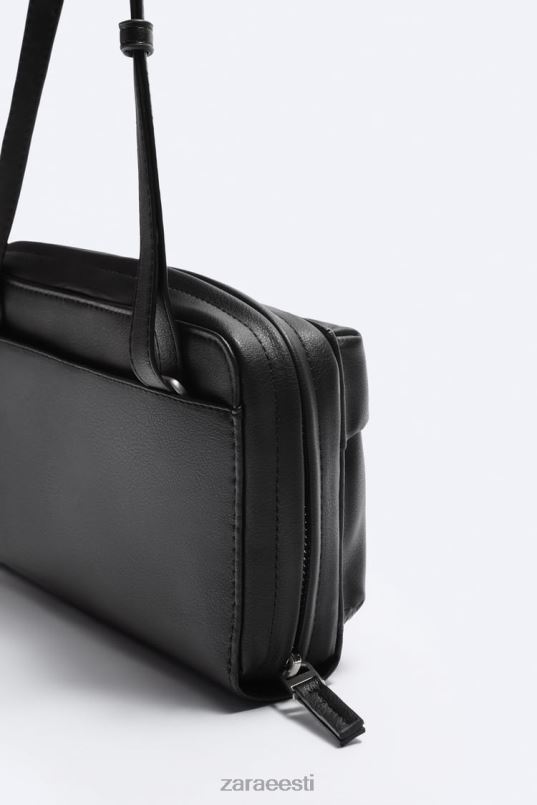 Zara xl crossbody rahakott mehed must tarvikud 42F0H1307