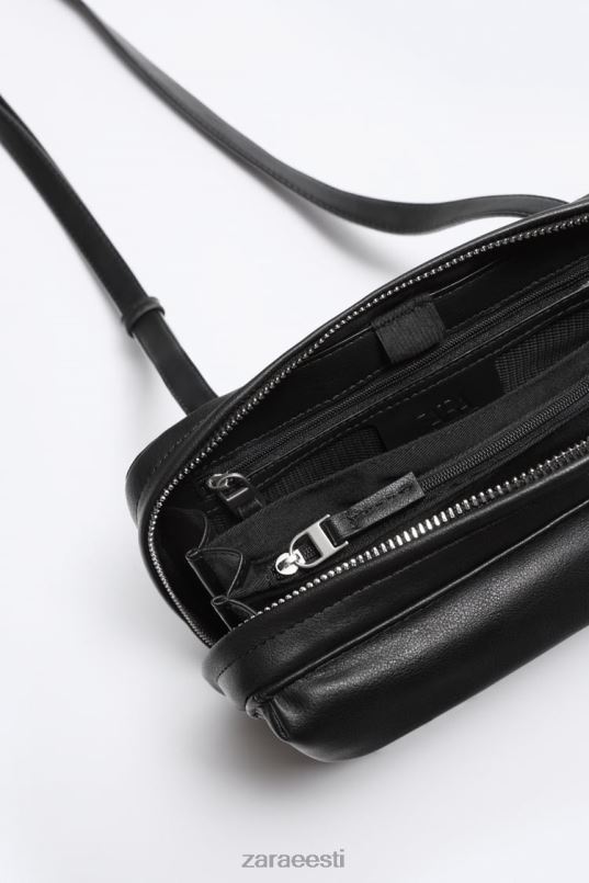 Zara xl crossbody rahakott mehed must tarvikud 42F0H1307
