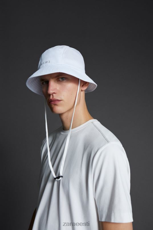 Zara tehniline koppkübar mehed valge tarvikud 42F0H1402