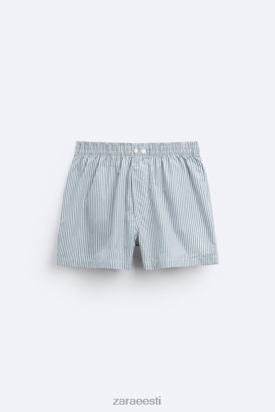 Zara 2 pakki triibulisi popliiniboksereid mehed mitmesugused tarvikud 42F0H1414