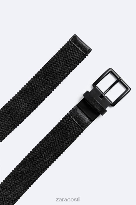 Zara pööratav veniv vöö mehed must tarvikud 42F0H1474