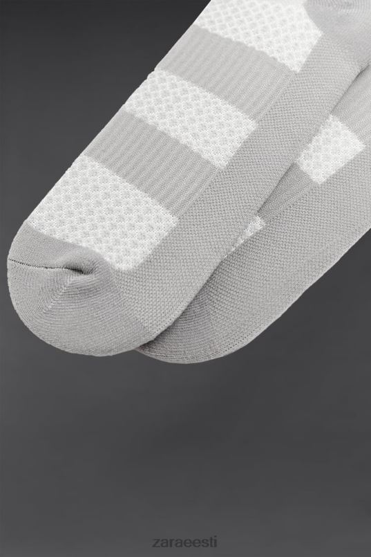 Zara 2 pakki spordisokid mehed hall tarvikud 42F0H1411