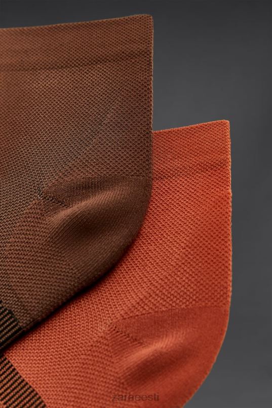 Zara treeningsokid mehed khaki tarvikud 42F0H1412