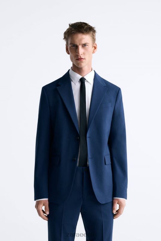 Zara hagijahamba ülikond mehed sinakas Riietus 42F0H1165