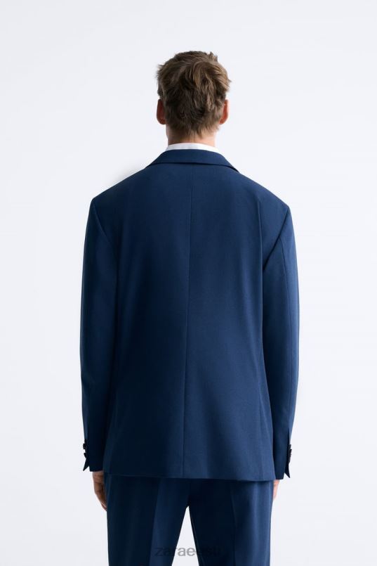 Zara hagijahamba ülikond mehed sinakas Riietus 42F0H1165