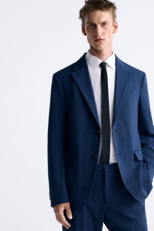 Zara hagijahamba ülikond mehed sinakas Riietus 42F0H1165