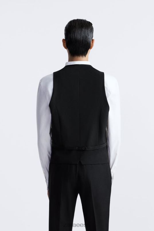 Zara õhuke vest mehed must Riietus 42F0H1166