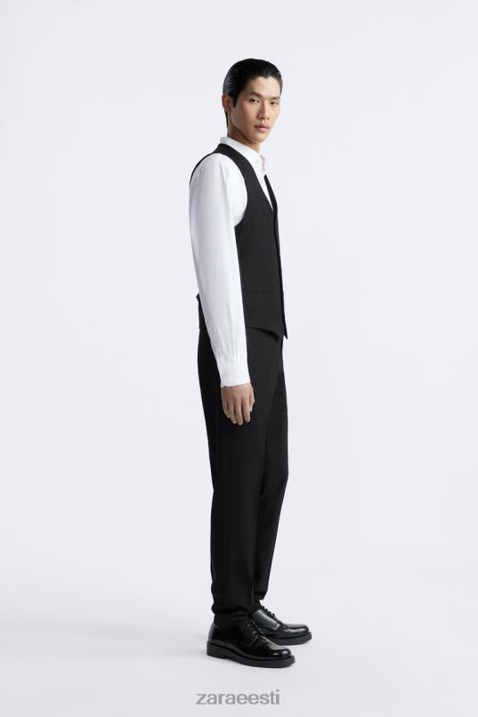 Zara õhuke vest mehed must Riietus 42F0H1166