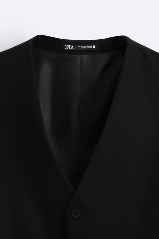 Zara õhuke vest mehed must Riietus 42F0H1166